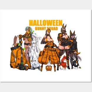 Halloween Bunny Squad Posters and Art